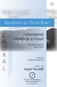 I Wandered Lonely as a Cloud SATB choral sheet music cover